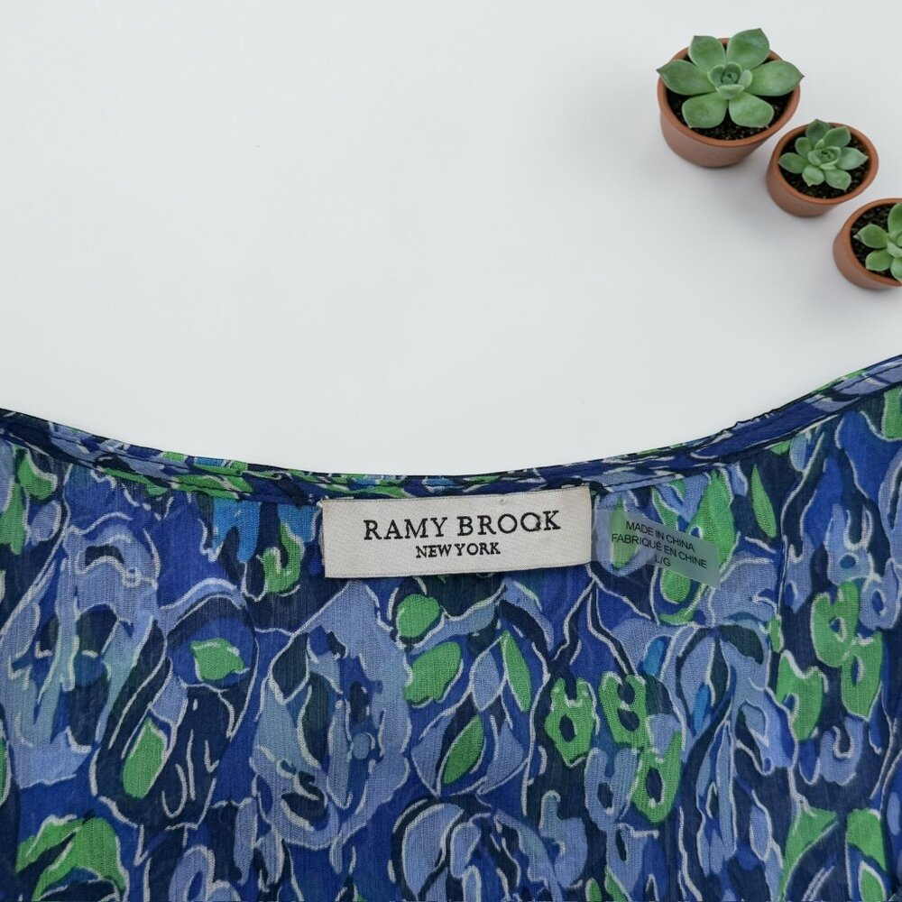 Ramy Brook Printed Perry Mini Dress L - Picture 2 of 3